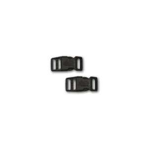 Two Plastic Side Release Buckles 1/2in