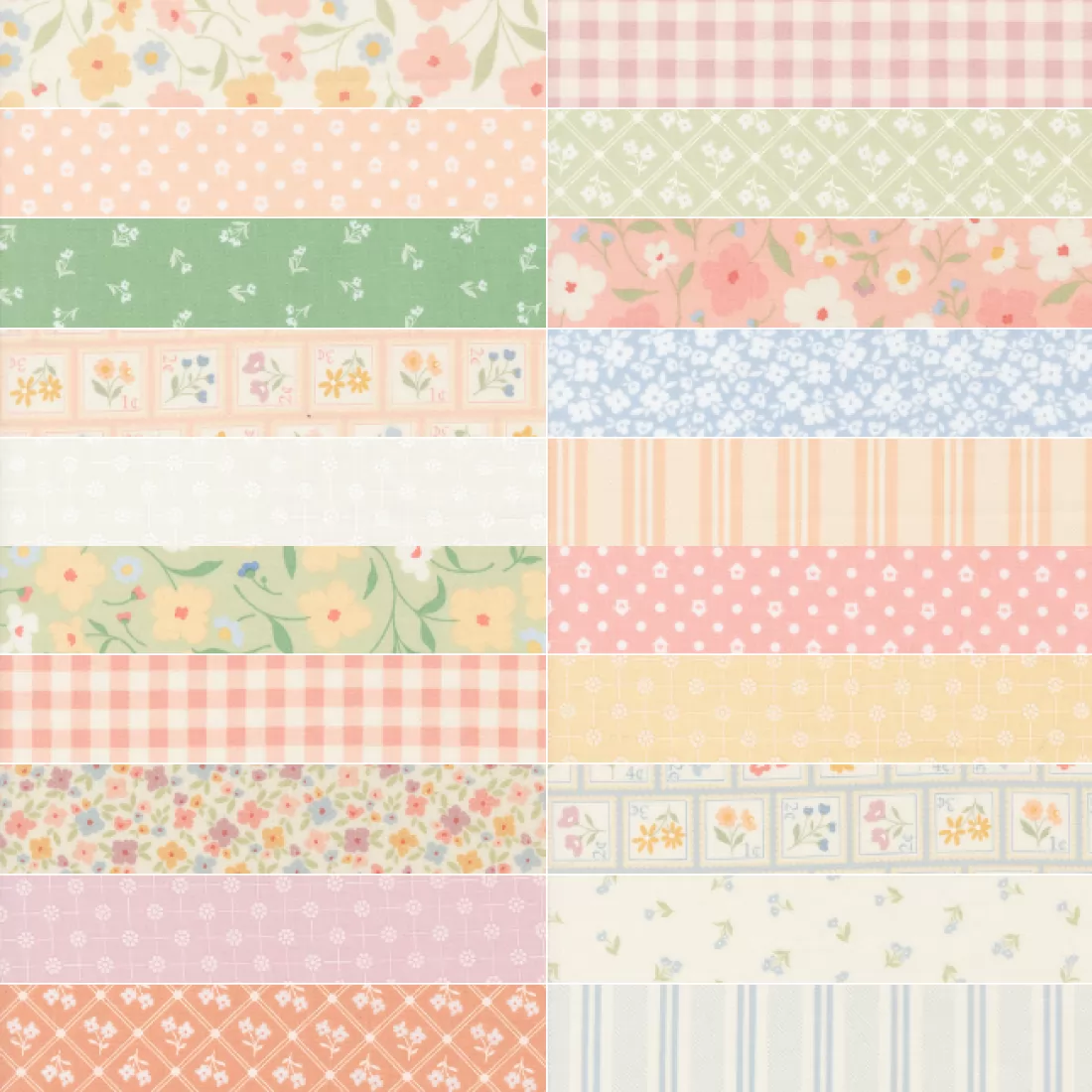 Cottage Charm by Poppie Cotton - Fat Eighth bundle