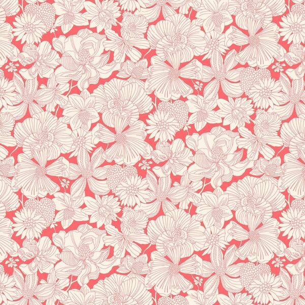 Liberty Postcards From Paradise - Gabriela Bloom Pink