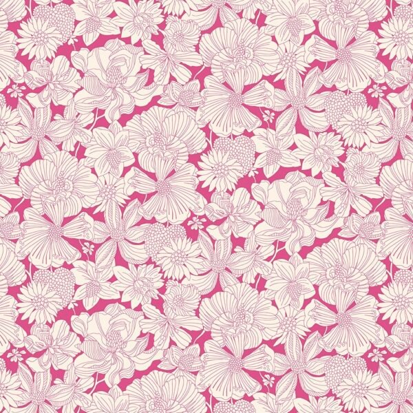 Liberty Postcards From Paradise - Gabriela Bloom Cerise