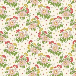Liberty Postcards From Paradise - Passionflower Sway Red