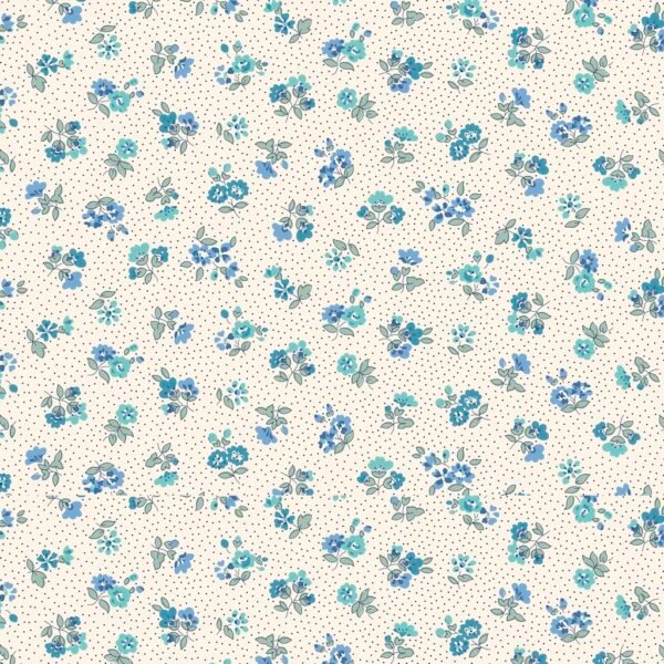 Liberty Floral Nostalgia - Flora Beatrice Blue