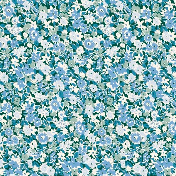Liberty Floral Nostalgia - Isly Garden Blue