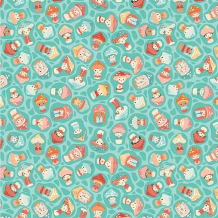 Mushroom Blooms by Poppie Cotton - 70430-08