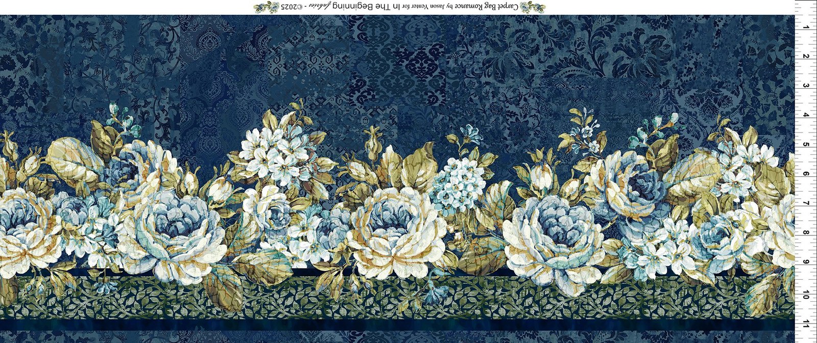 Carpet Bag Romance by Jason Yenter - Blue Border